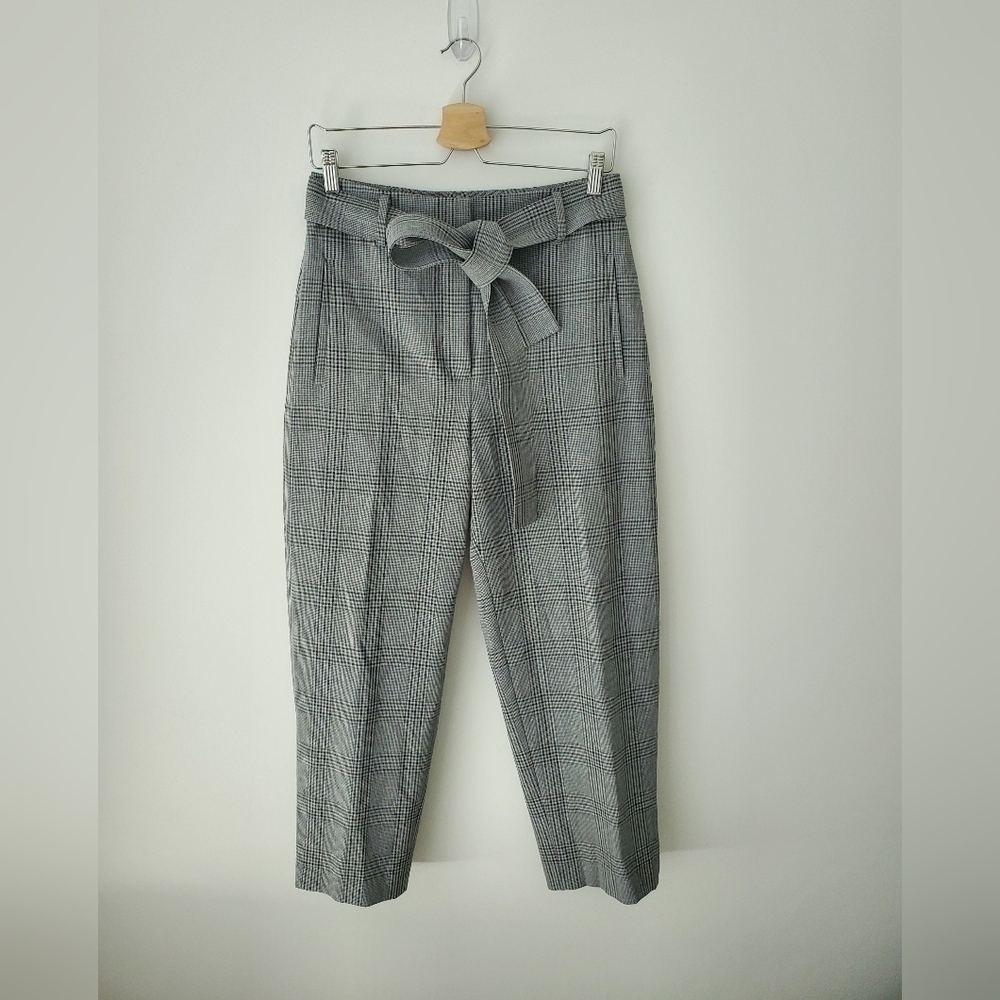 Wilfred  tie-front plaid crepe pant